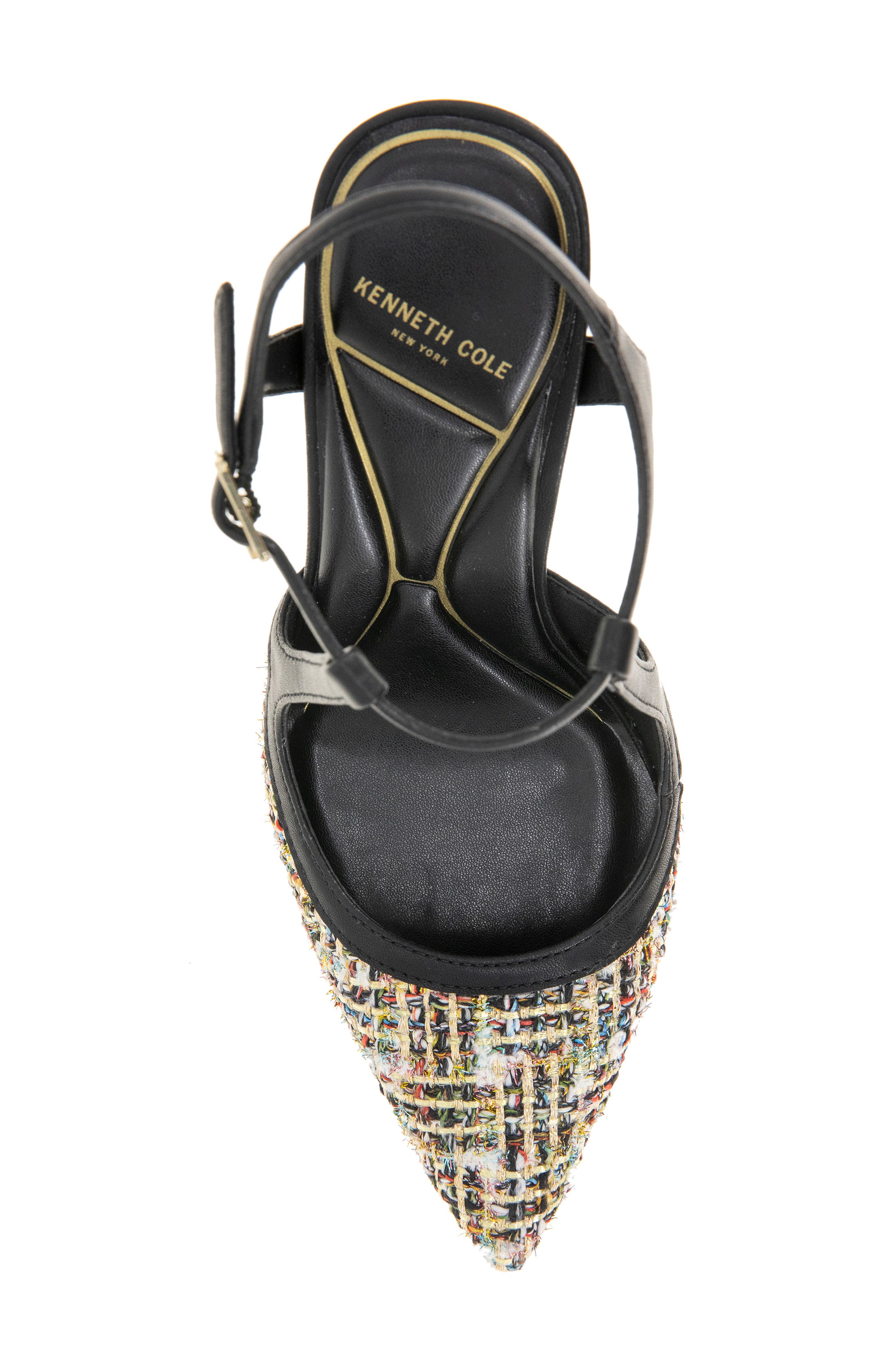 Romi Slingback Pump, Alternate, color, METALLIC FABRIC