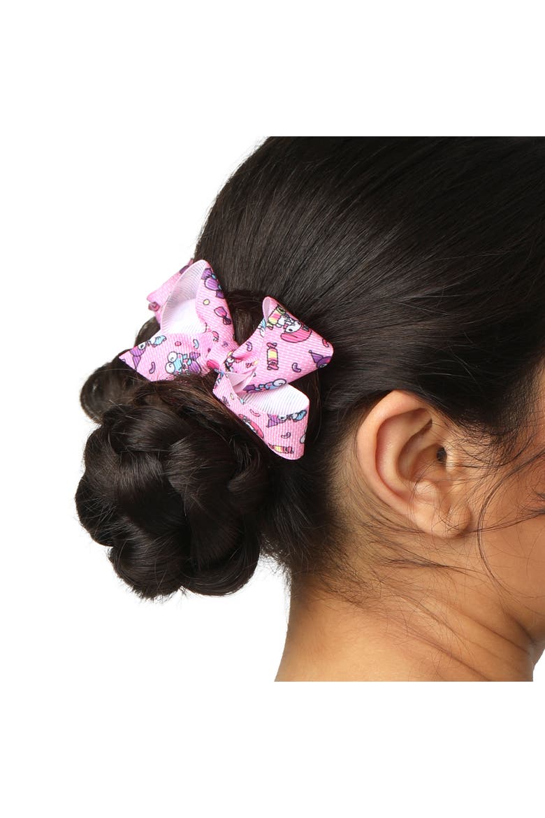 and Friends Hair Bow Clips 10-Piece Official License, Alternate, color, Purple