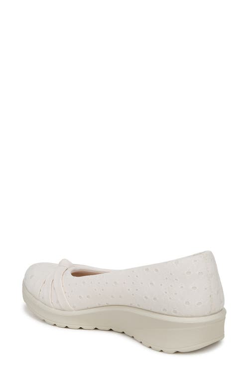Bzees Women's Gem 2 Washable Round Toe Ballerina Flats In Sugar Floral