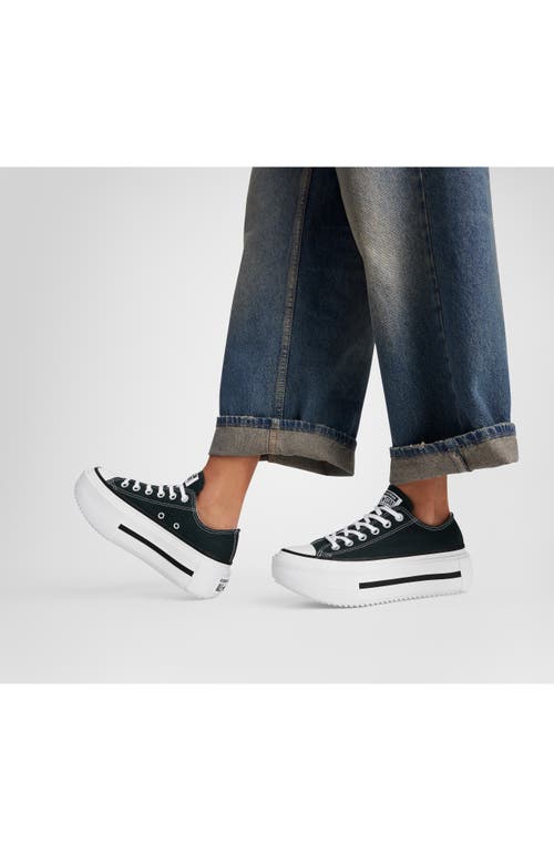 Converse Gender Inclusive Chuck Taylor All Star Lift Double Stack Low Top Platform Sneaker In Multi