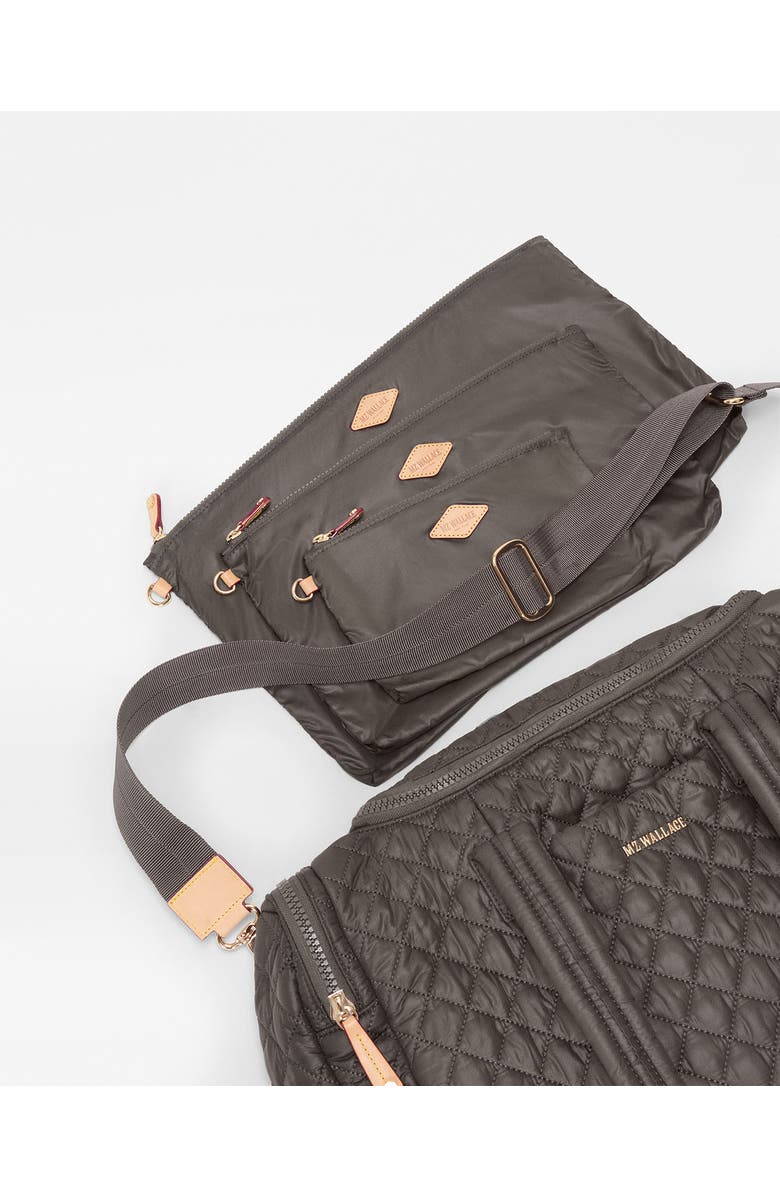 MZ Wallace Metro Team III Quilted Nylon Duffle Bag, Alternate, color, Magnet