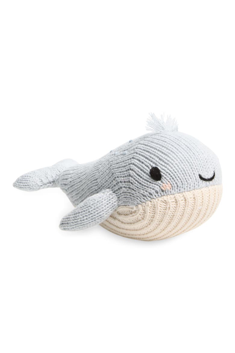 Baby Whale Stuffed Animal, Main, color, BLUE