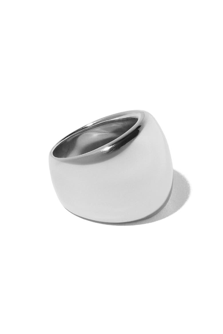 Puffy Ring, Main, color, SILVER