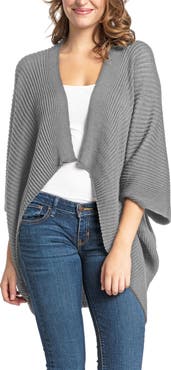 SAVE THE OCEAN Ribbed Recycled Knit Topper