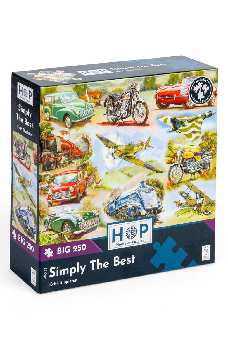 The House of Puzzles Simply the Best Big 250-Piece Jigsaw Puzzle, Main, color, 