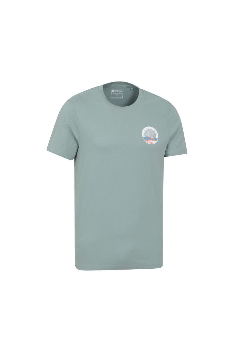 Padstow Printed Natural T-Shirt, Alternate, color, Pale Green