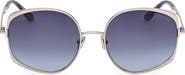 TOM FORD Abbey 58mm Round Sunglasses