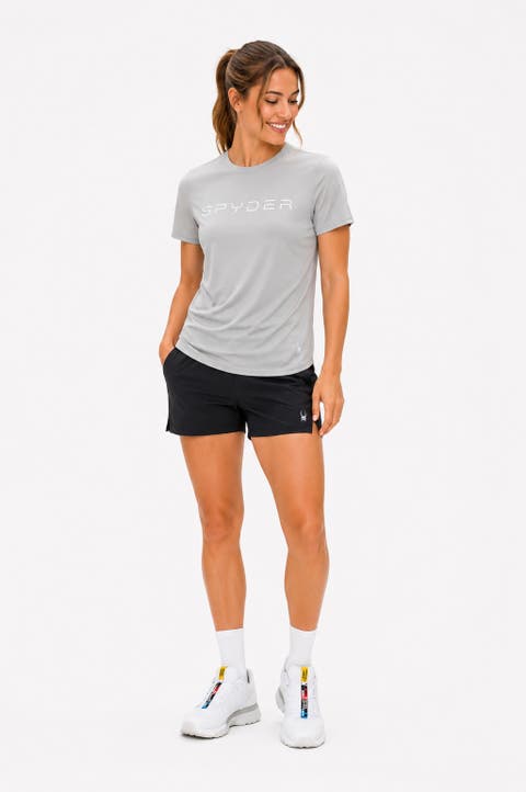 Women Spyder Short Sleeve