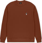Dalix Astronaut Relaxed Midweight Fleece Crewneck Sweatshirt