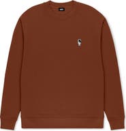 Dalix Astronaut Relaxed Midweight Fleece Crewneck Sweatshirt