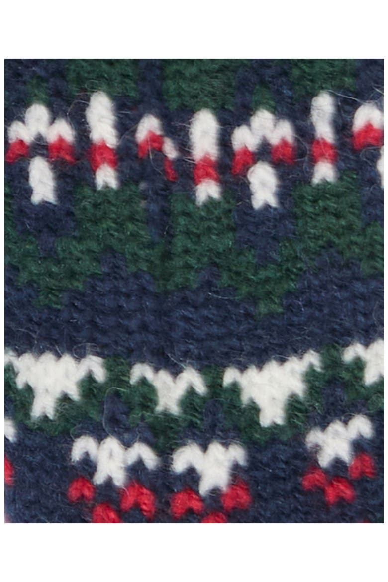 Marlow Fair Isle Dog Scarf, Alternate, color, NAVY FESTIVE