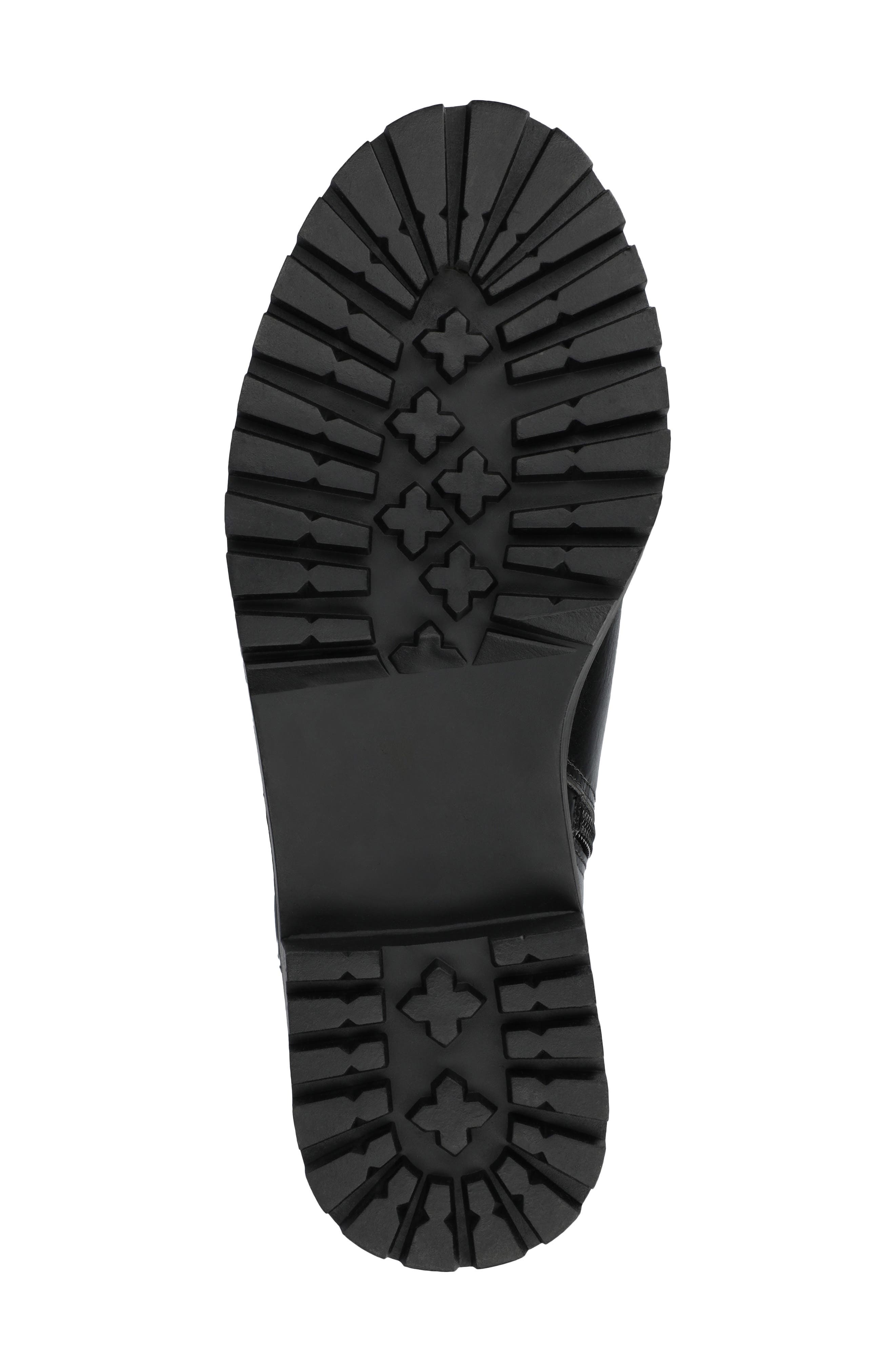 Journee Collection Kalistah Lug Sole Boot, Alternate, color, Black