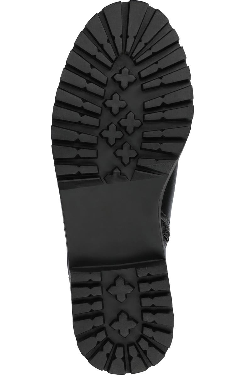 Journee Collection Kalistah Lug Sole Boot, Alternate, color, Black
