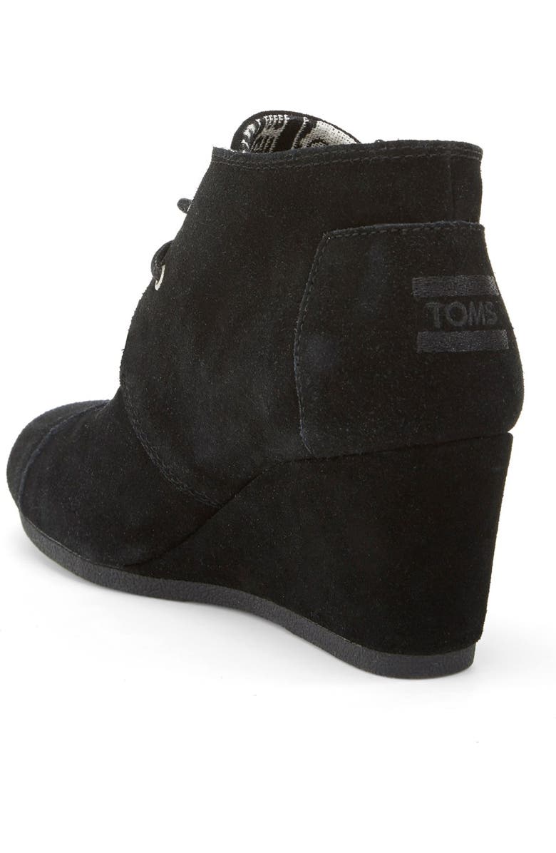 TOMS AN TEST TOMS 'Desert' Wedge Bootie, Alternate, color,