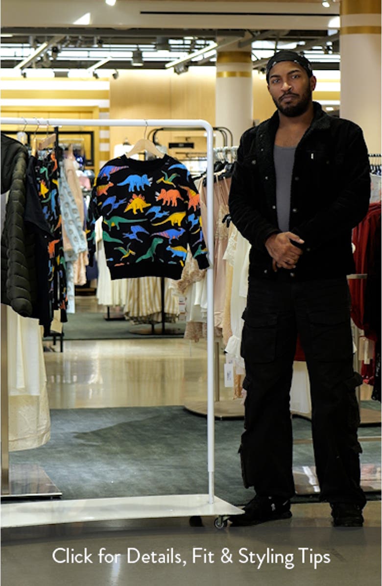 Kids
 Dino Bright Cotton Sweatshirt, sales video thumbnail