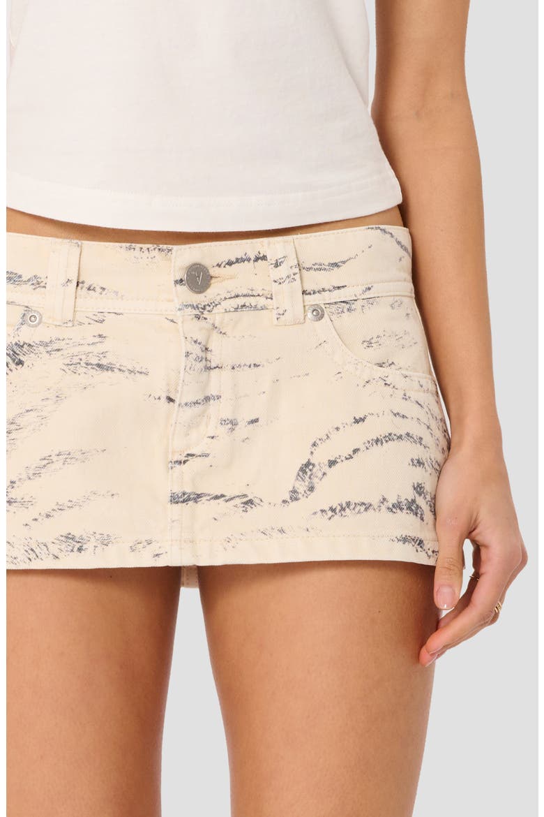 Valentina Recycled Cotton Blend Denim Miniskirt, Alternate, color, VALENTINA