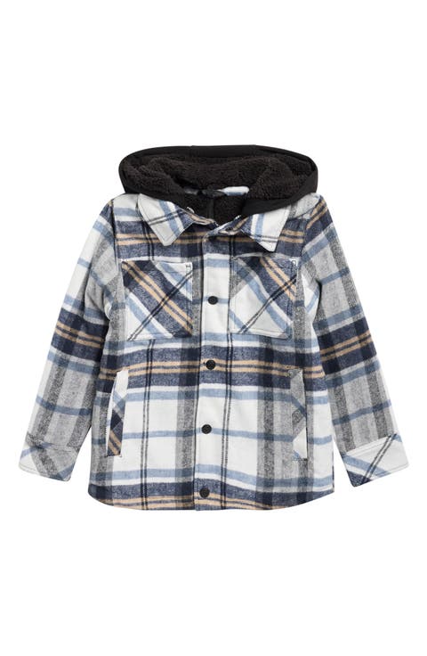 Kids' Plaid Shacket
