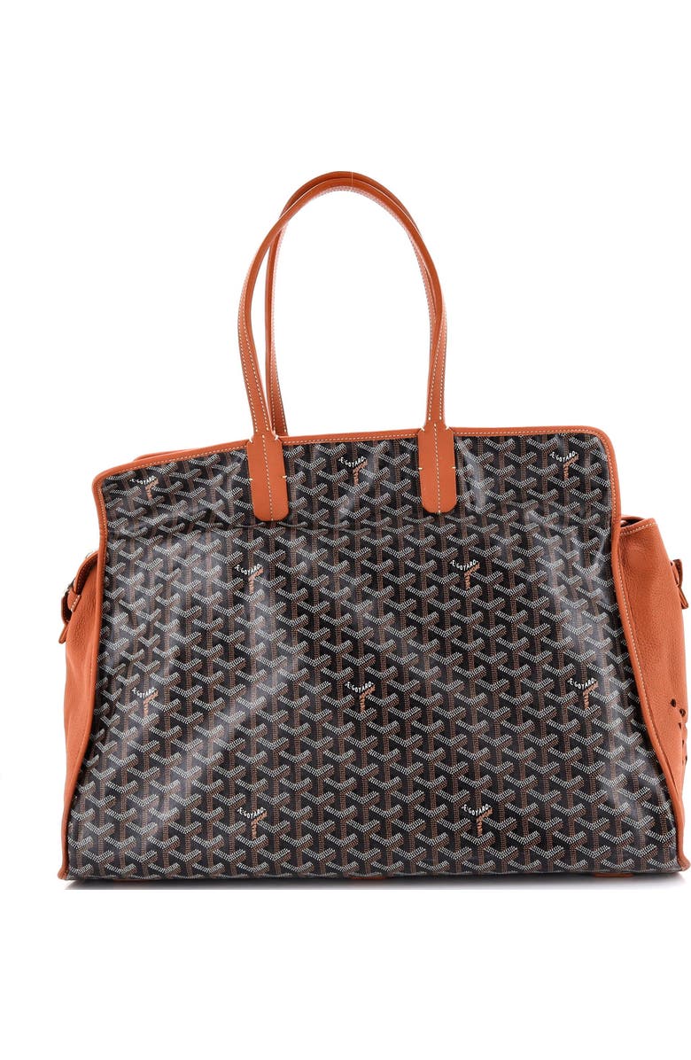 Pre-Owned Goyard Hardy Pet Carrier Coated Canvas GM, Main, color,