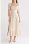 Puff Sleeve Midi Dress