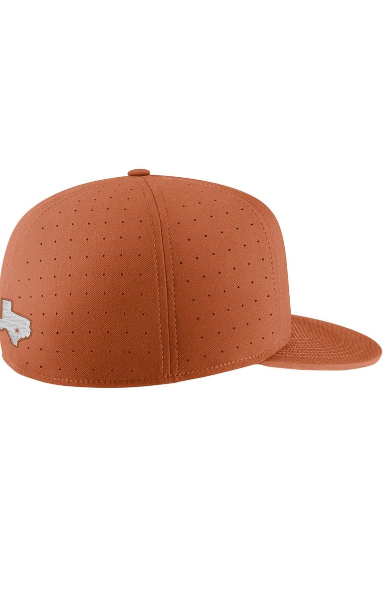 Nike Men's Nike Texas Orange Texas Longhorns Aero True Baseball Performance Fitted Hat, Alternate, color, 