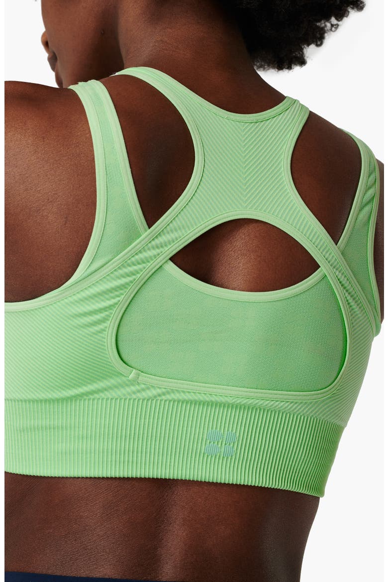 Illusion Seamless Sports Bra, Alternate, color, SALIX GREEN