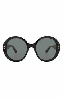 Gucci 54mm Round Sunglasses