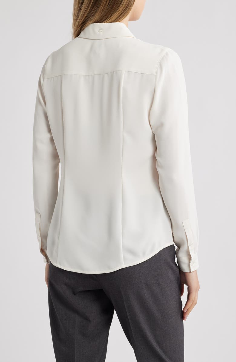 Anne Klein Front Button Shirt, Alternate, color, 