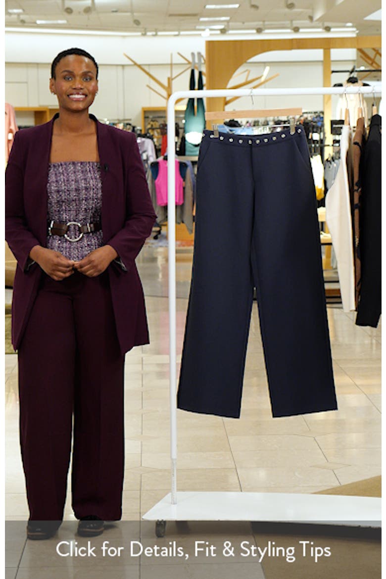 Ayve Eyelet Straight Leg Pants video