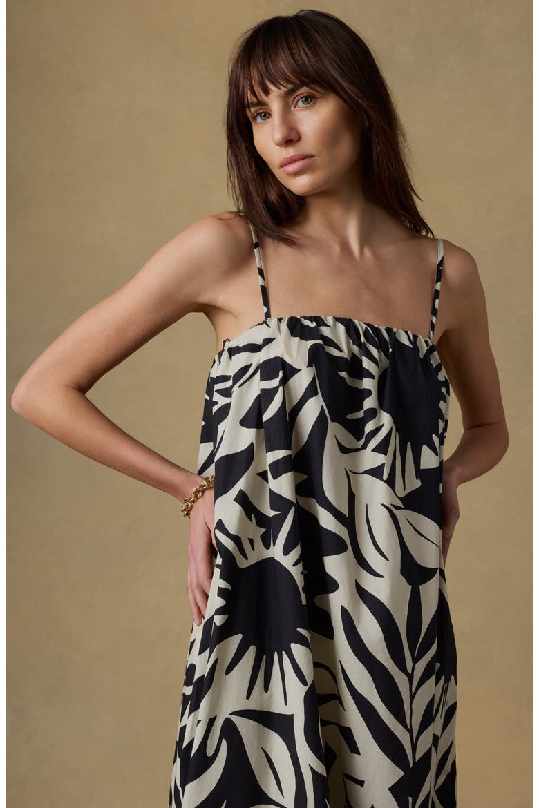 Kaua Coastal Poplin Maxi Dress, Alternate, color, GARDEN SONATA