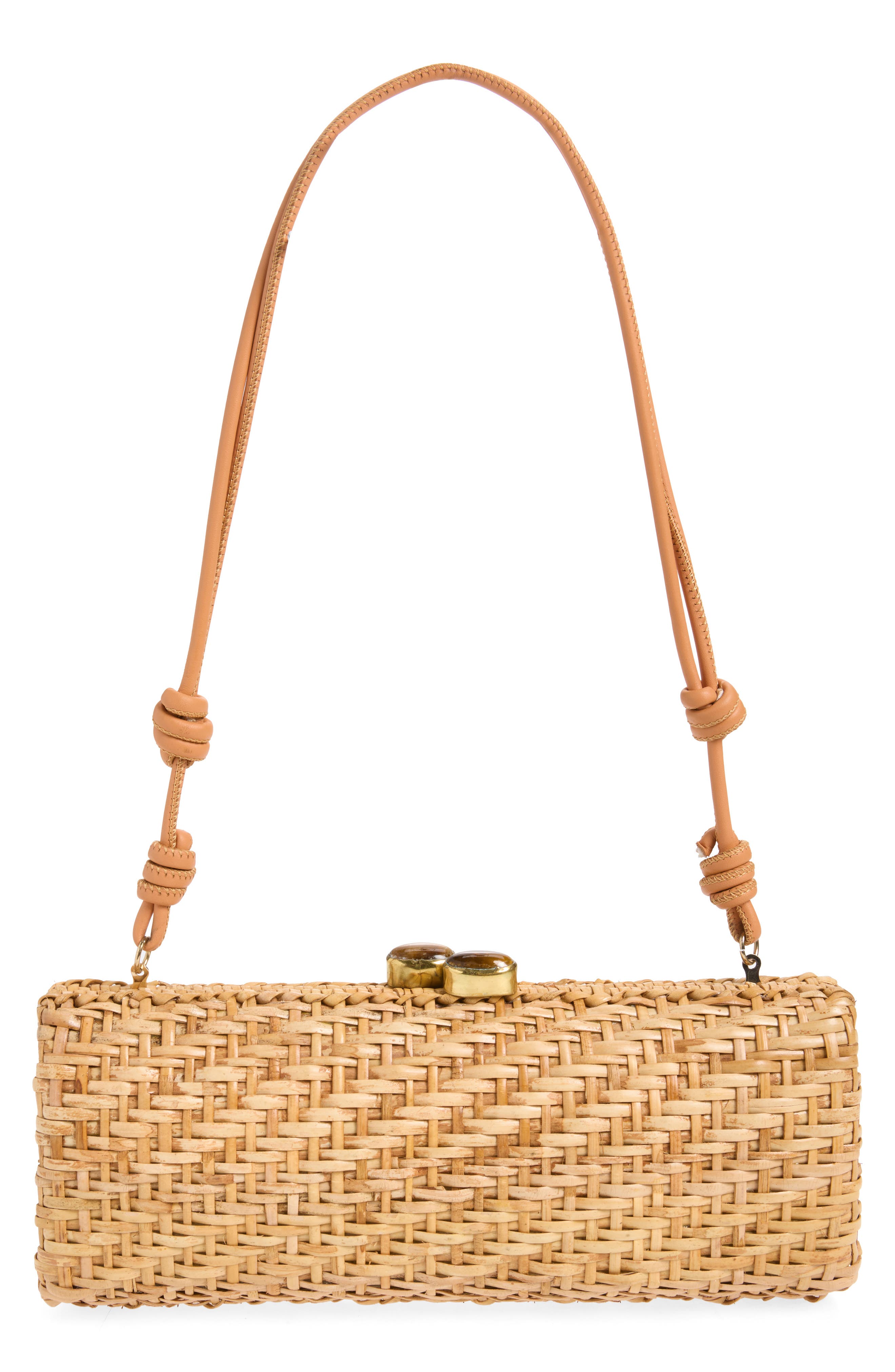 POOLSIDE The Nantucket Clutch, Main, color, Natural