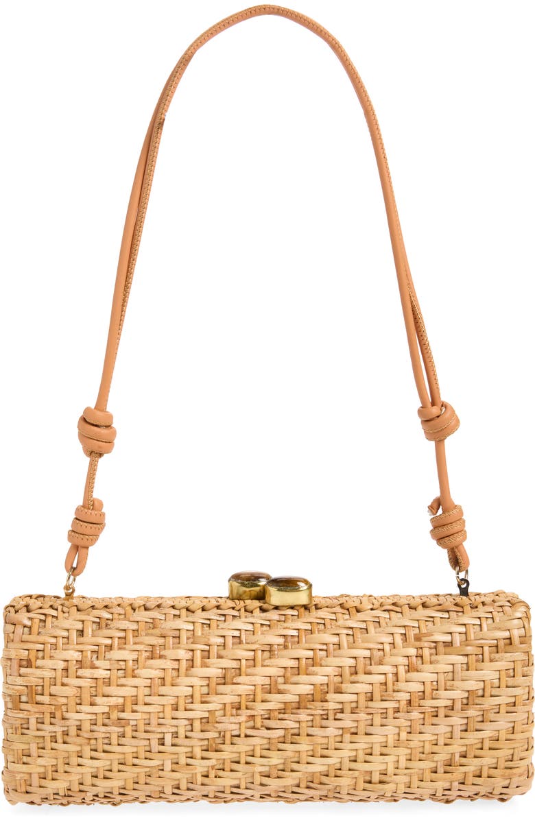 POOLSIDE The Nantucket Clutch, Main, color, Natural