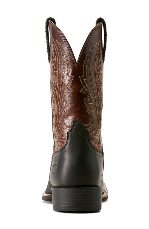 Ariat Sport Big Country Wide Square Toe Cowboy Boot In Animal Print