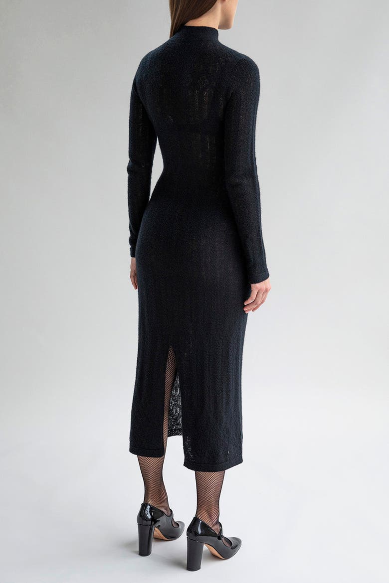 Margot Dress, Alternate, color, BLACK