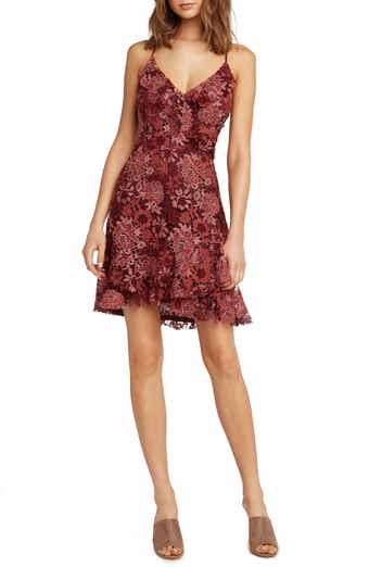 matty m. Floral Lace Minidress