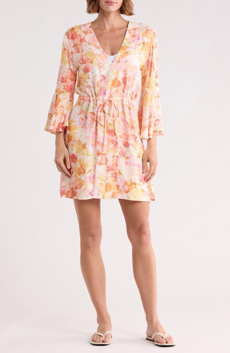 Maaji Joy Cover-Up Caftan, Main, color, Pink