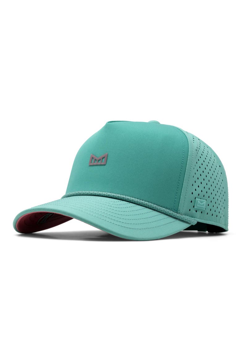 Odysea Rope Bulls Icon Hydro Performance Snapback Hat, Main, color, WHATAMELIN