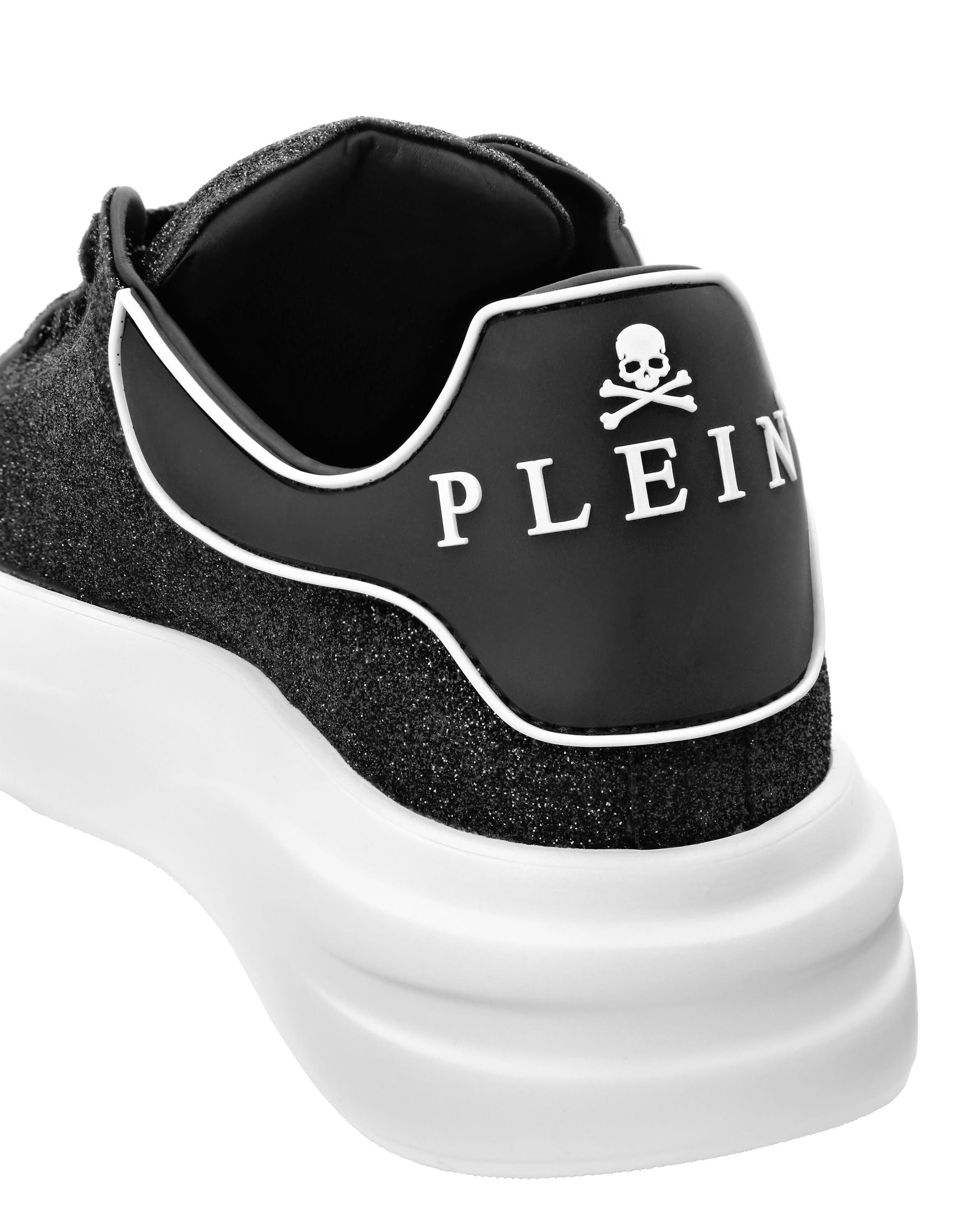 Lo-Top Sneakers Glitter Women, Alternate, color, black