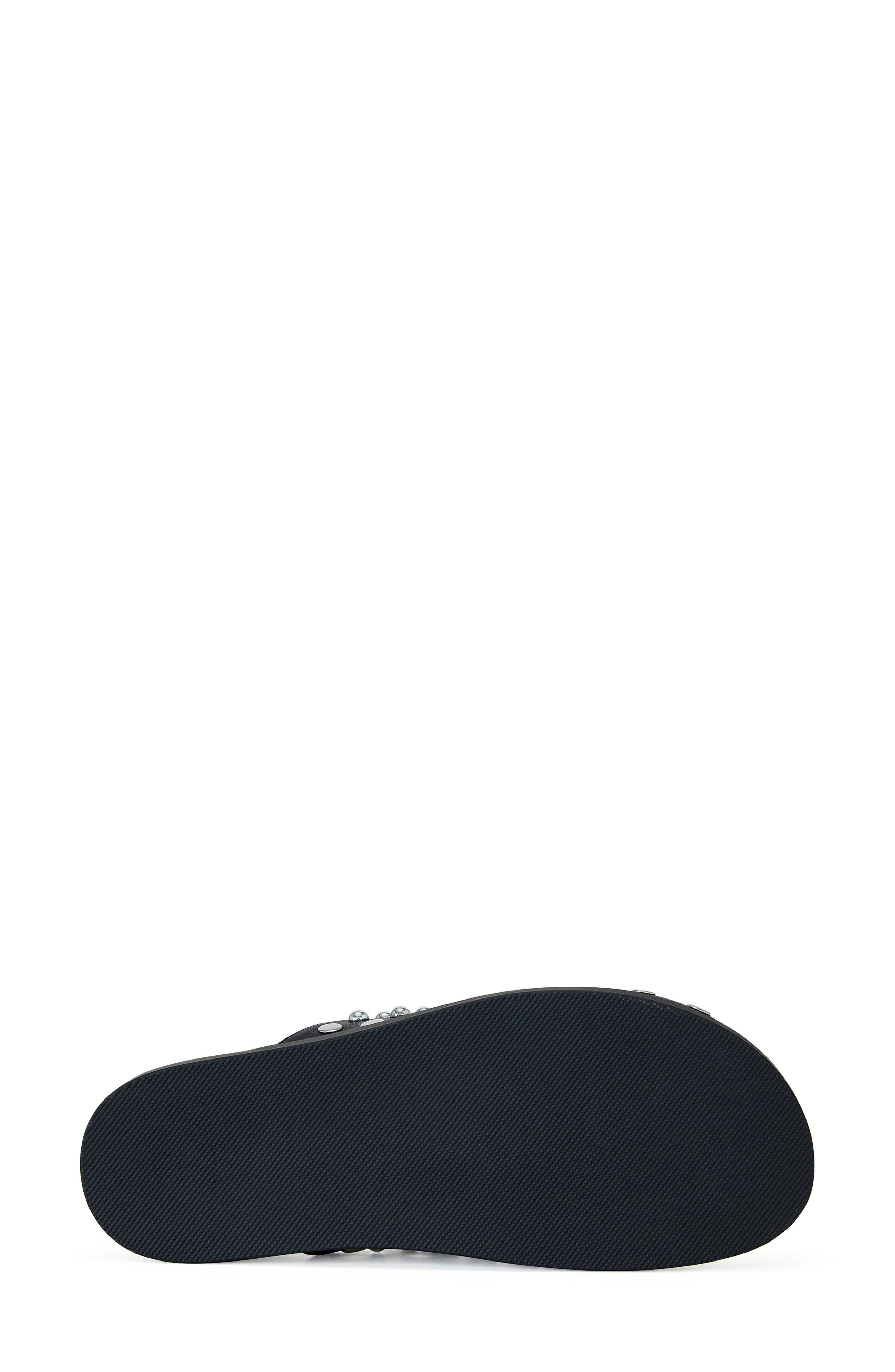 AZALEA WANG Traverse Studded Mule, Alternate, color, Black