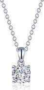 Lafonn 4-Prong Solitaire Pendant Necklace