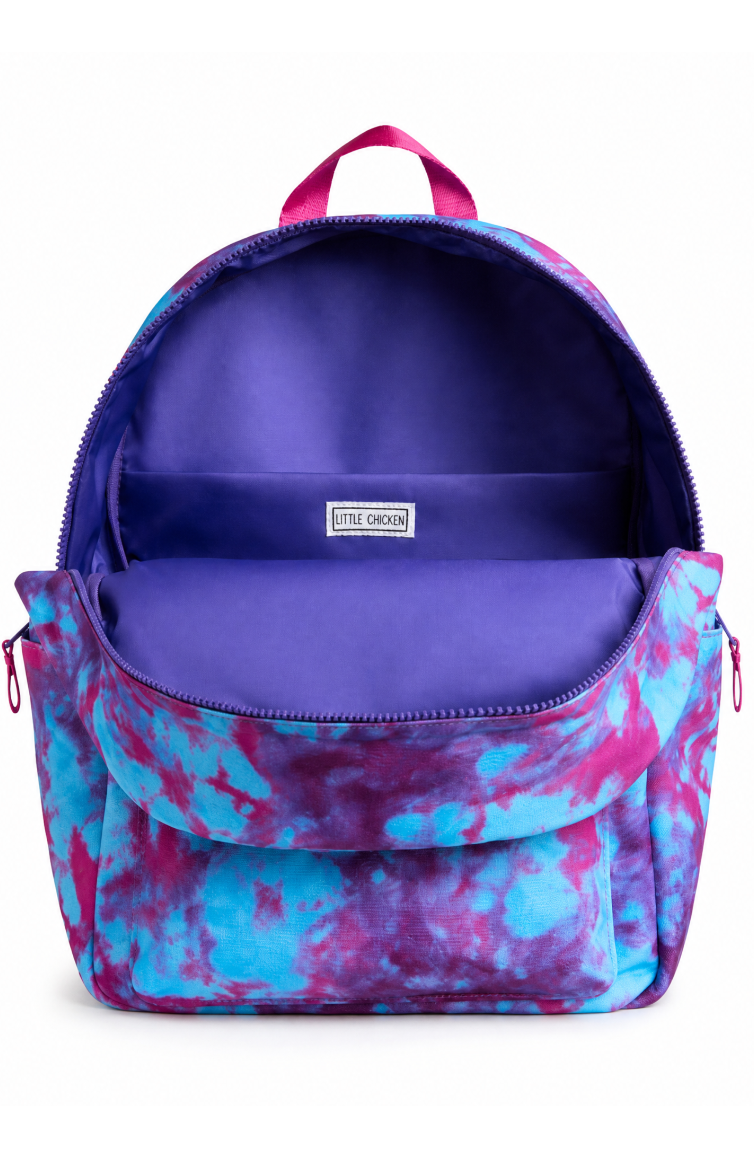 Kids' Tie Dye Backpack, Alternate, color, Purple Tie-Dye