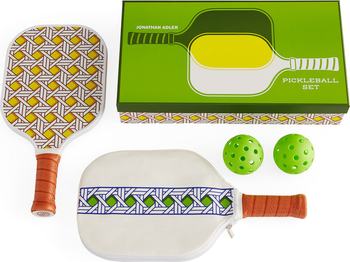 Basketweave Pickleball Set