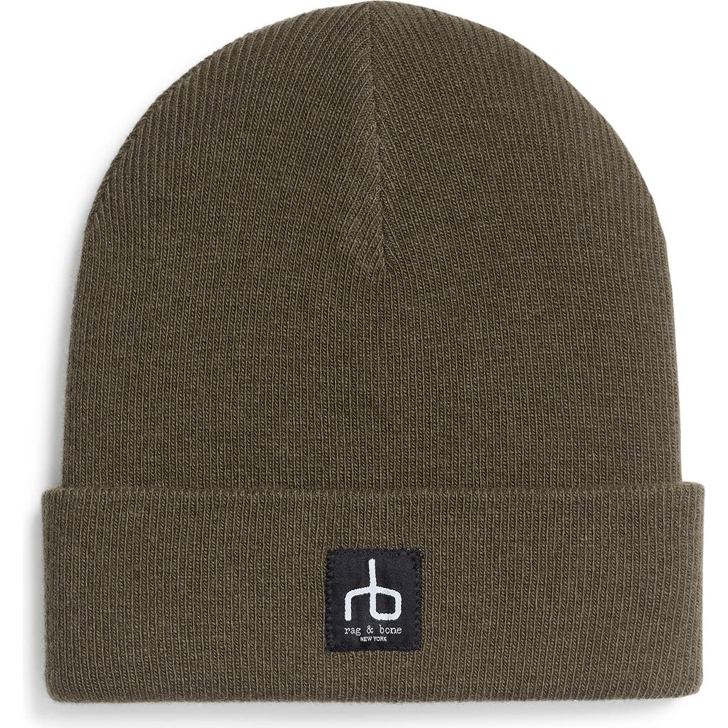 Rag & Bone Evan Beanie In Brown