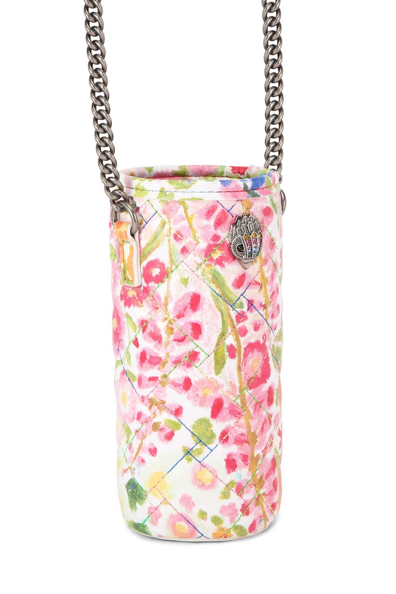 Floral Couture Water Bottle & Jacket, Alternate, color, PINK MULTI/ SILVER