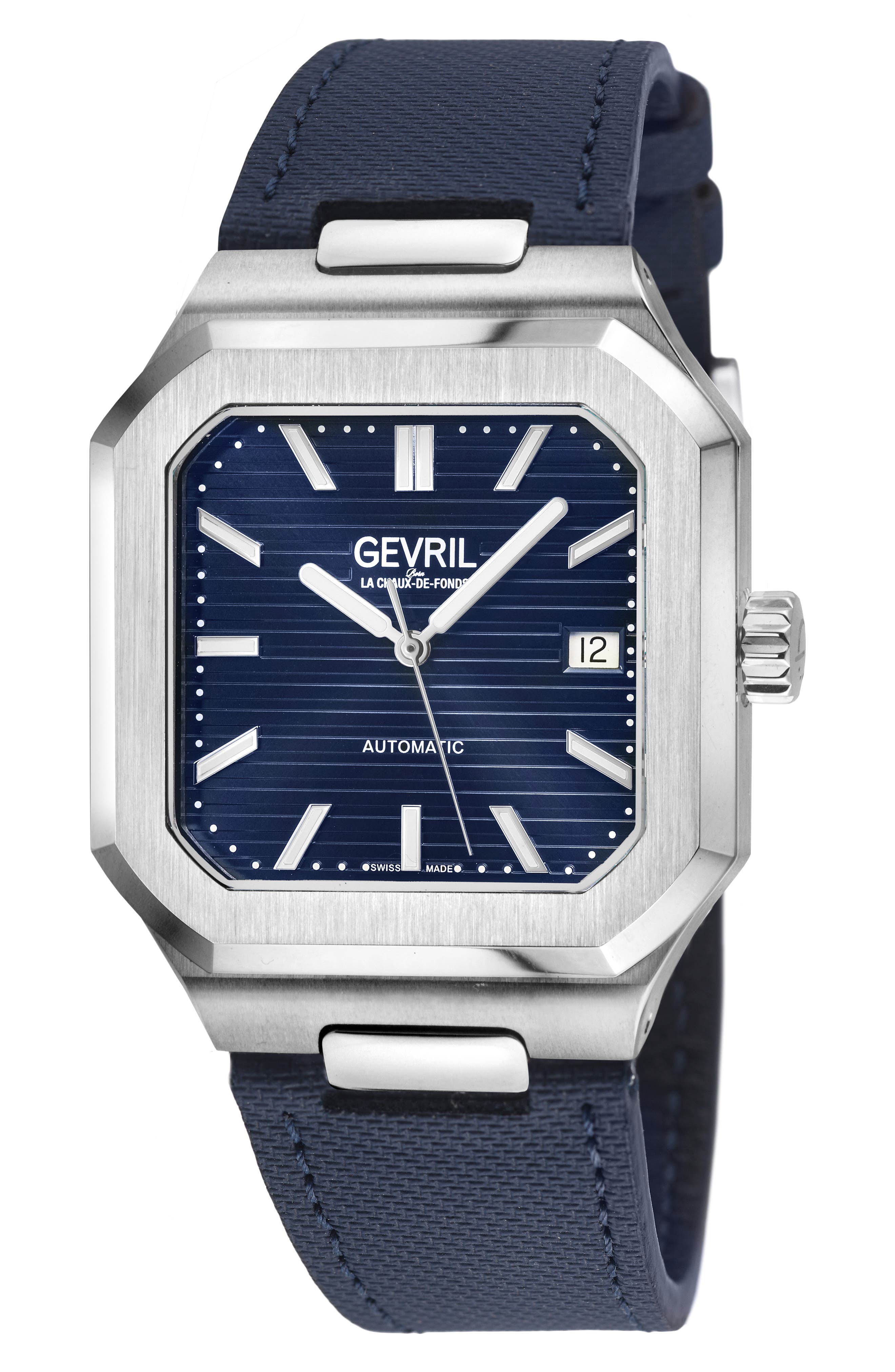 Grand Concourse Automatic Leather Strap Watch, 40mm