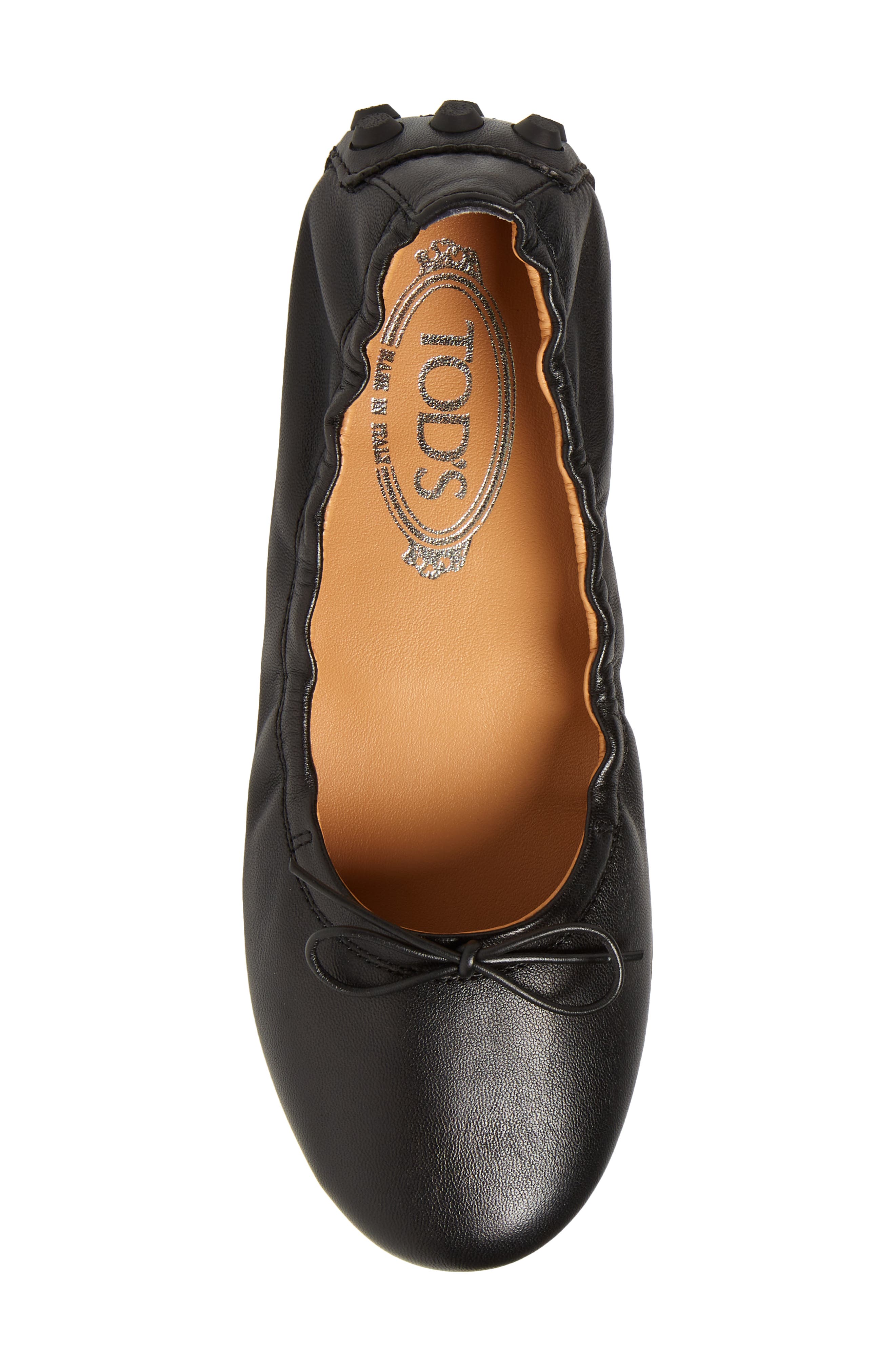 Tod's Gommini Bow Ballet Flat, Alternate, color, 