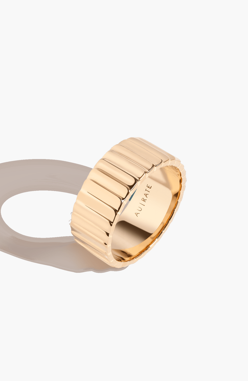 Aurate New York Infinity Ring In Yellow