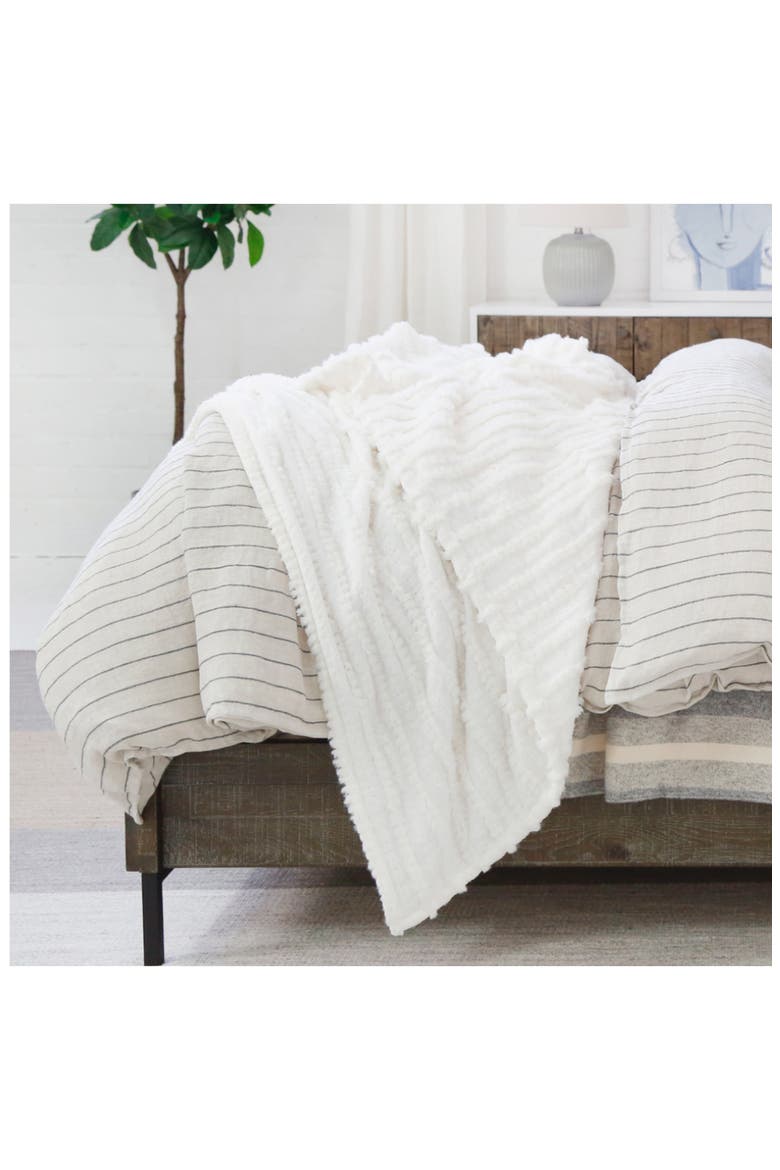Camille Oversize Cotton Throw Blanket, Alternate, color, WINTER WHITE