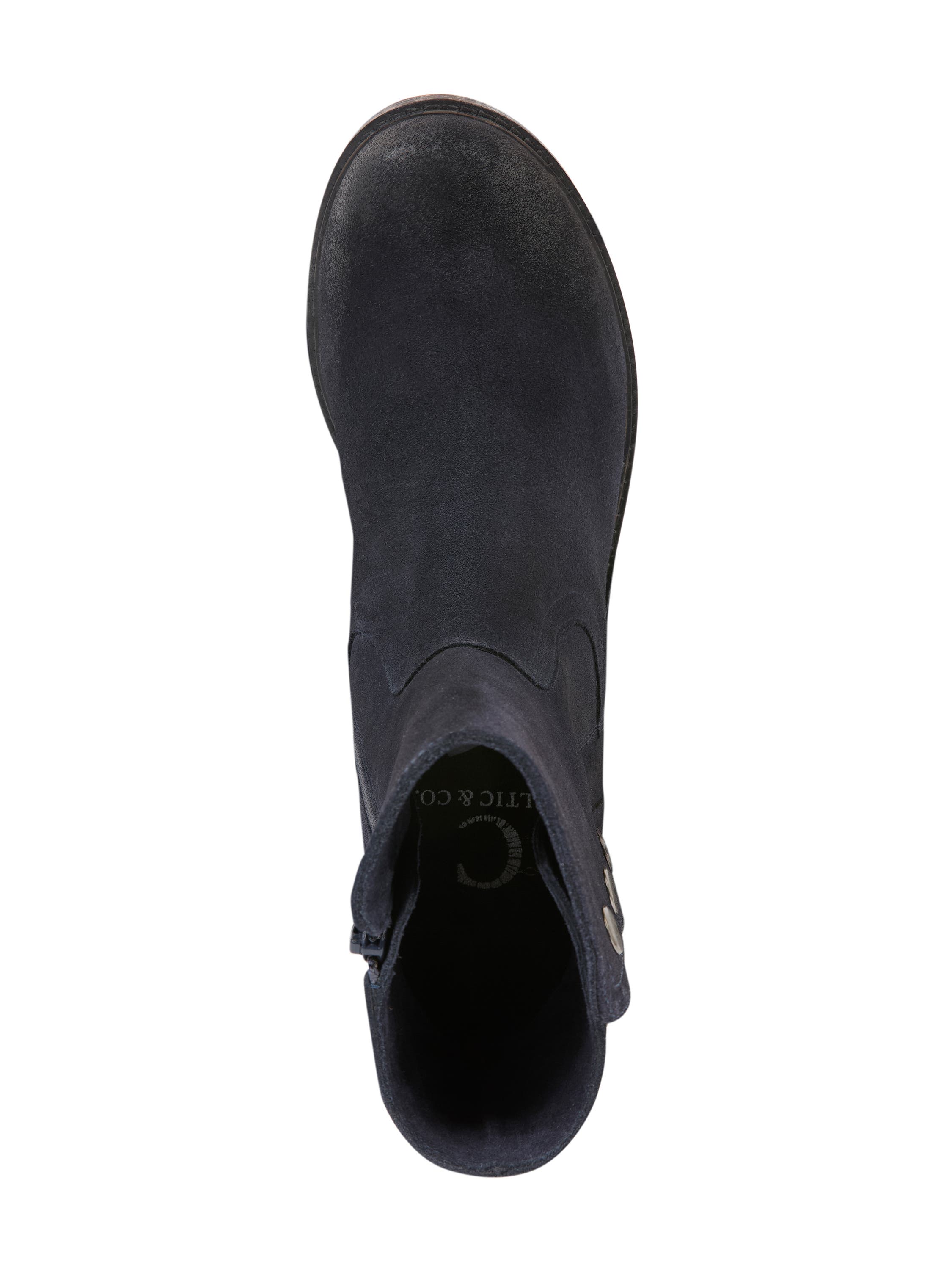 Celtic 
Co. Essential Popper Ankle Boot, Alternate, color, Dark Navy