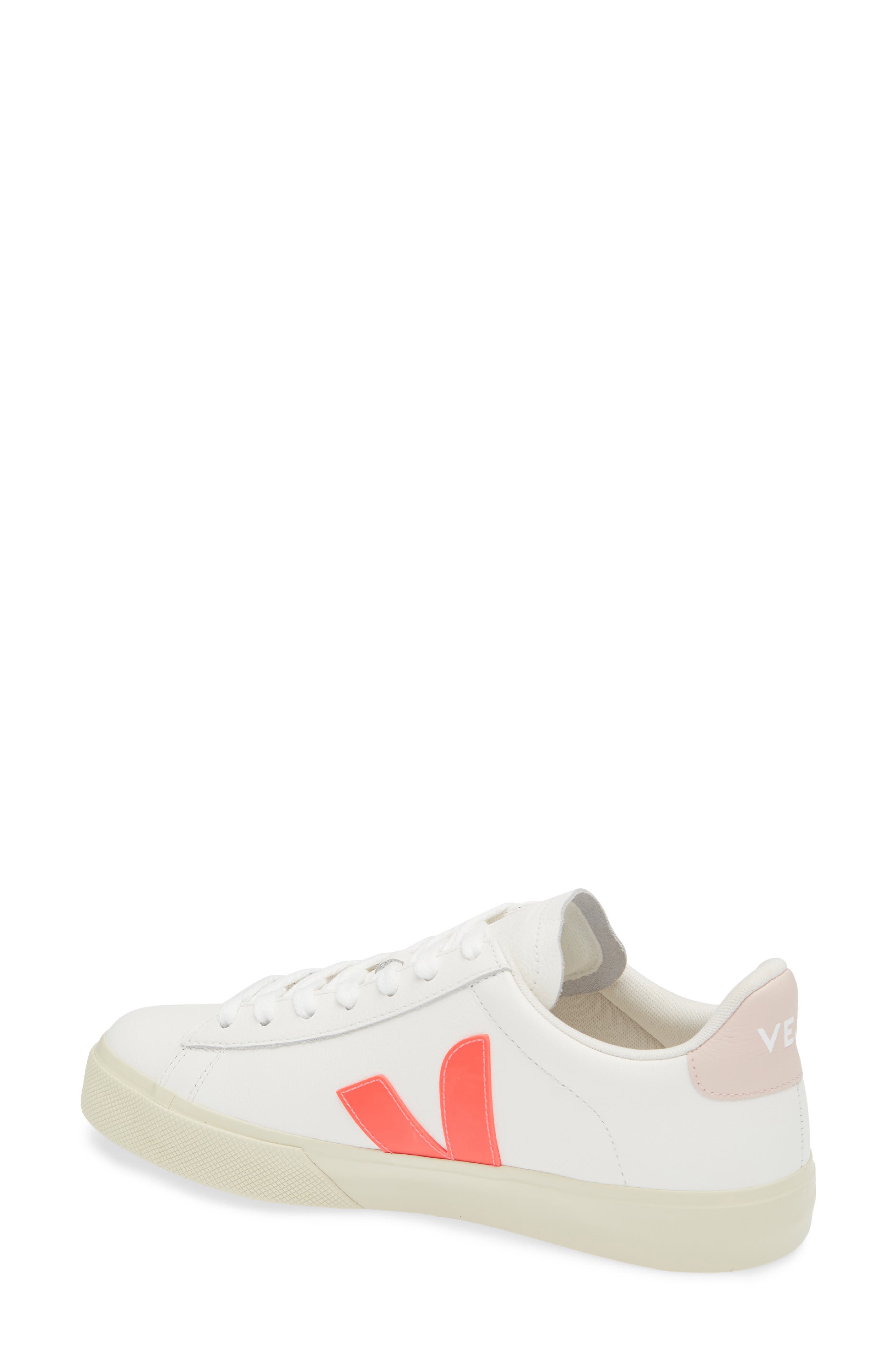 Veja Campo Sneaker, Alternate, color, White Rose-Fluo