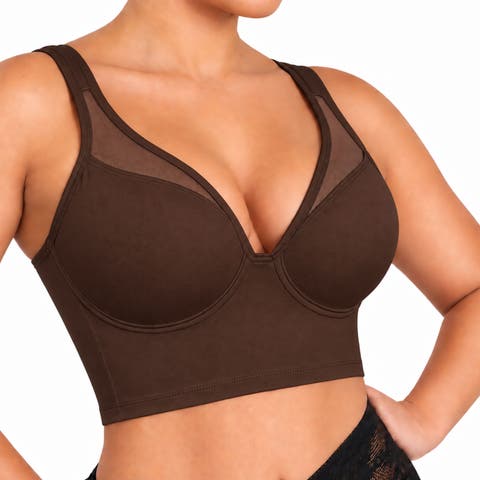 X Yahaira Longline Plunge Bra Smoother